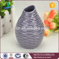 Mini Steingut Vase ,, geprägte Blumenvase